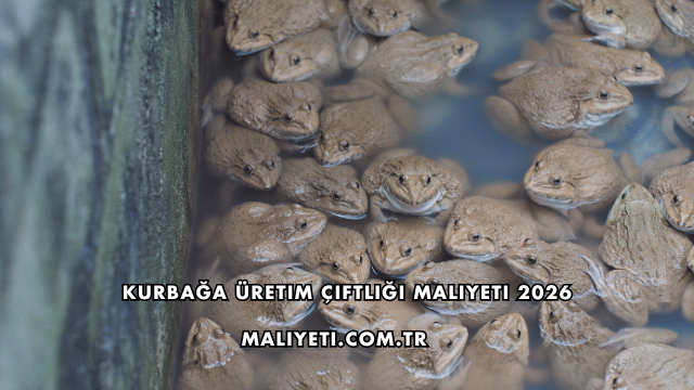 Kurbağa Üretim Çiftliği Maliyeti 2026