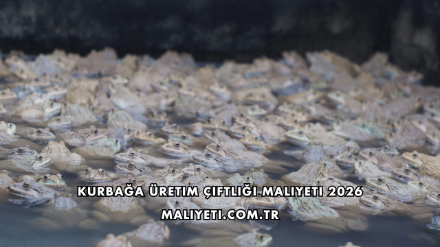 Kurbağa Üretim Çiftliği Maliyeti 2026