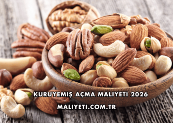 Kuruyemiş Açma Maliyeti 2026