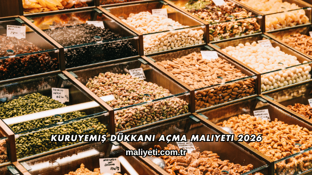 Kuruyemiş Dükkanı Açma Maliyeti 2026