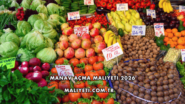 Manav Açma Maliyeti 2026