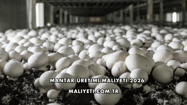 Mantar Üretimi Maliyeti 2026