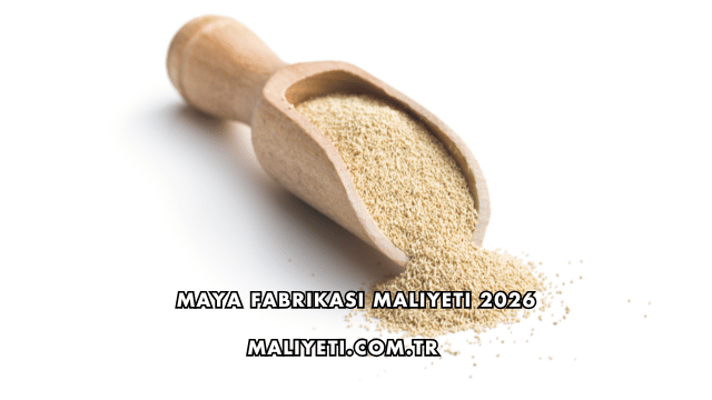 Maya Fabrikası Maliyeti 2026