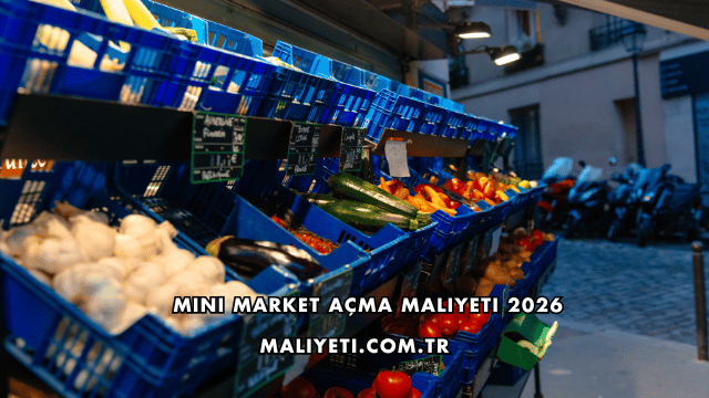 Mini Market Açma Maliyeti 2026