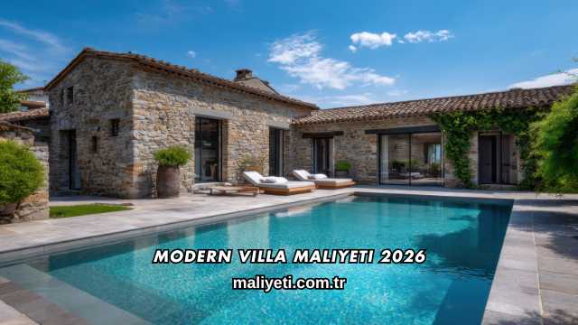 Modern Villa Maliyeti 2026