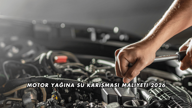 Motor Yağına Su Karışması Maliyeti 2026