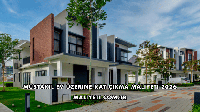 Müstakil Ev Üzerine Kat Çıkma Maliyeti 2026