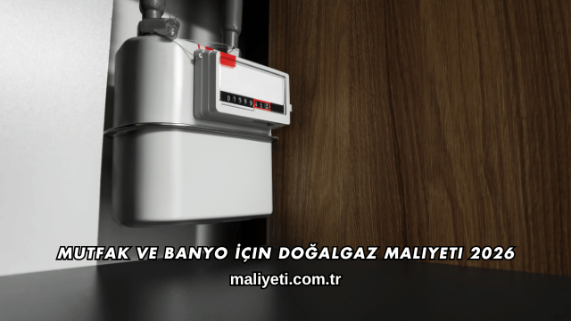 Mutfak ve Banyo İçin Doğalgaz Maliyeti 2026