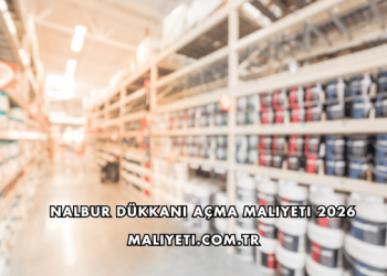 Nalbur Dükkanı Açma Maliyeti 2026
