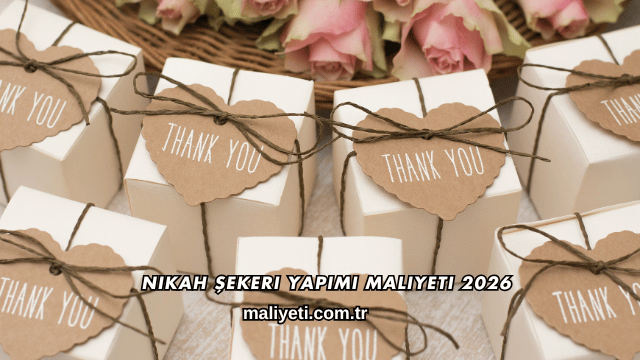 Nikah Şekeri Yapımı Maliyeti 2026
