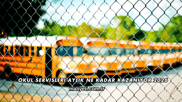 Okul Servisleri Aylık Ne Kadar Kazanıyor 2026
