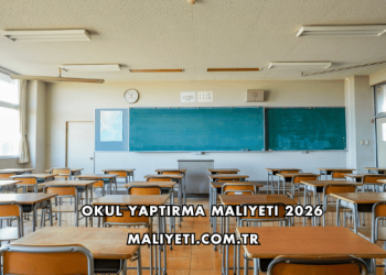 Okul Yaptırma Maliyeti 2026