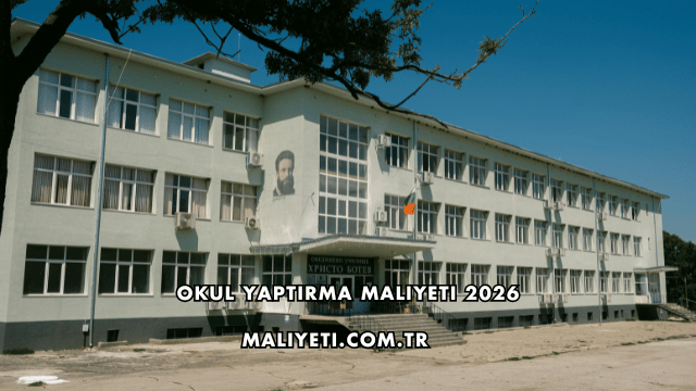Okul Yaptırma Maliyeti 2026