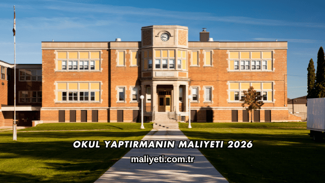 Okul Yaptırmanın Maliyeti 2026
