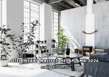 Otel İnşaat Maliyeti Hesaplama 2026