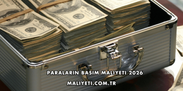 Paraların Basım Maliyeti 2026