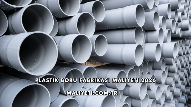 Plastik Boru Fabrikası Maliyeti 2026