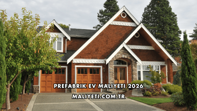 Prefabrik Ev Maliyeti 2026