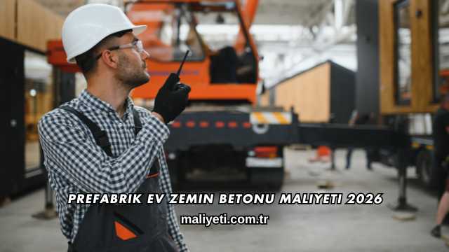 Prefabrik Ev Zemin Betonu Maliyeti 2026