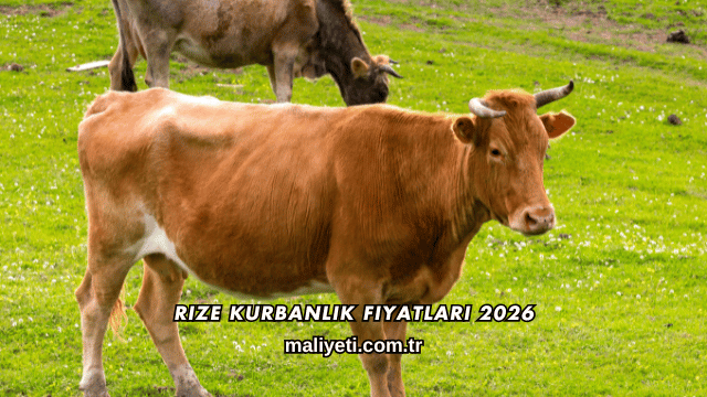 Rize Kurbanlık Fiyatları 2026