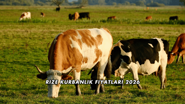 Rize Kurbanlık Fiyatları 2026
