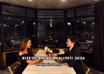 Rize'de Balayı Maliyeti 2026