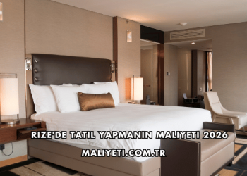 Rize'de Tatil Yapmanın Maliyeti 2026
