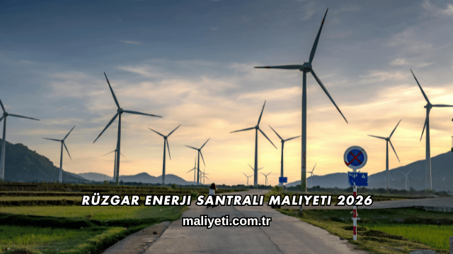 Rüzgar Enerji Santrali Maliyeti 2026