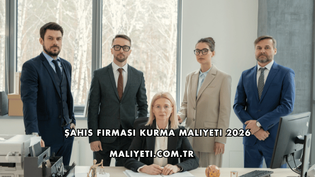 Şahıs Firması Kurma Maliyeti 2026