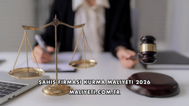 Şahıs Firması Kurma Maliyeti 2026