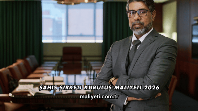 Şahıs Şirketi Kuruluş Maliyeti 2026