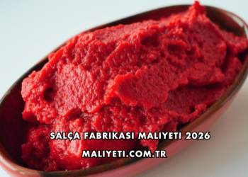 Salça Fabrikası Maliyeti 2026