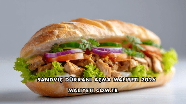 Sandviç Dükkanı Açma Maliyeti 2026