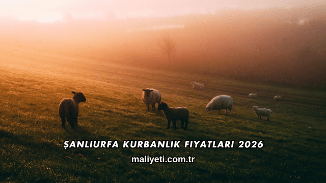 Şanlıurfa Kurbanlık Fiyatları 2026