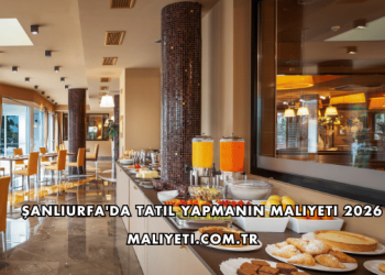 Şanlıurfa'da Tatil Yapmanın Maliyeti 2026