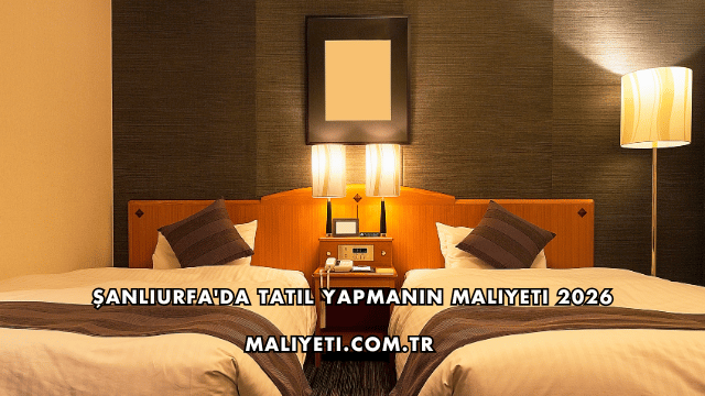 Şanlıurfa'da Tatil Yapmanın Maliyeti 2026