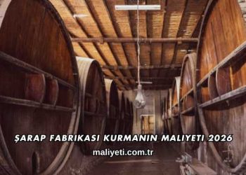 Şarap Fabrikası Kurmanın Maliyeti 2026