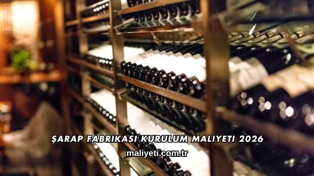 Şarap Fabrikası Kurulum Maliyeti 2026