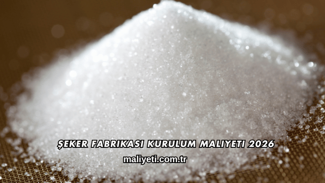 Şeker Fabrikası Kurulum Maliyeti 2026
