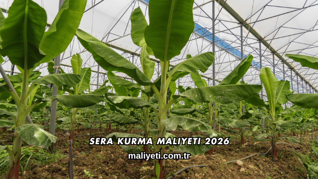 Sera Kurma Maliyeti 2026