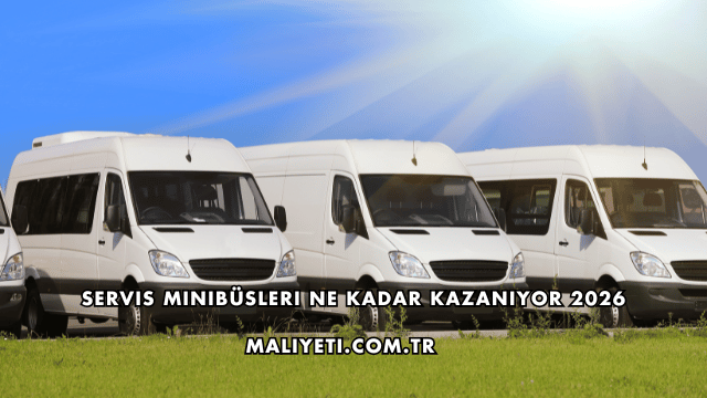 Servis Minibüsleri Ne Kadar Kazanıyor 2026
