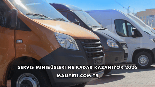 Servis Minibüsleri Ne Kadar Kazanıyor 2026
