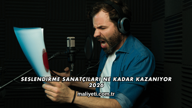 Seslendirme Sanatçıları Ne Kadar Kazanıyor 2026