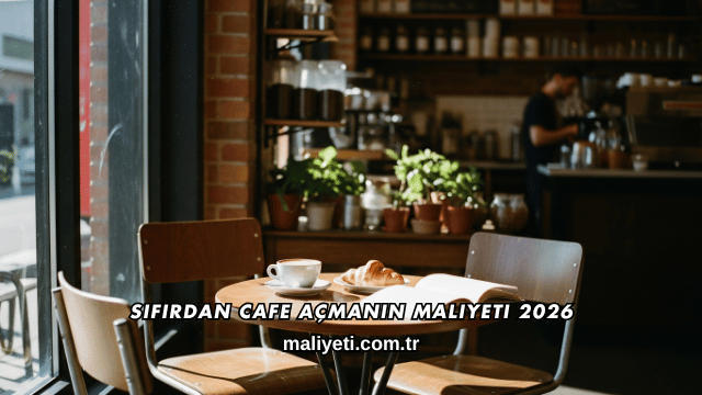 Sıfırdan Cafe Açmanın Maliyeti 2026