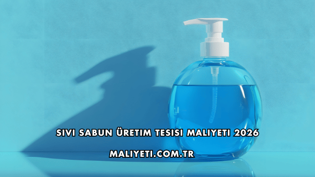 Sıvı Sabun Üretim Tesisi Maliyeti 2026