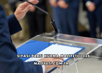 Siyasi Parti Kurma Maliyeti 2026