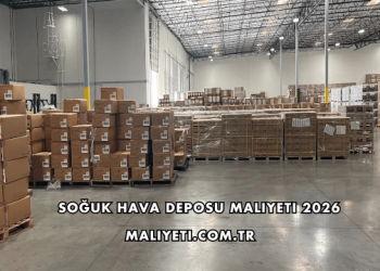 Soğuk Hava Deposu Maliyeti 2026