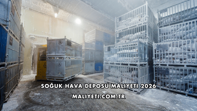 Soğuk Hava Deposu Maliyeti 2026