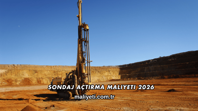 Sondaj Açtırma Maliyeti 2026