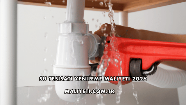 Su Tesisatı Yenileme Maliyeti 2026